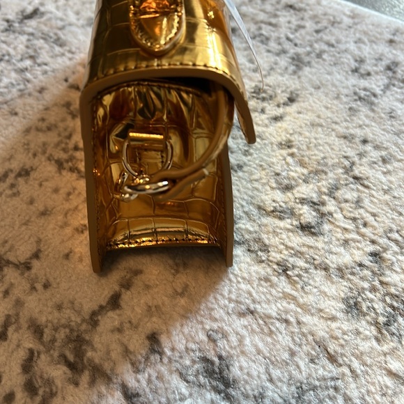 J Crew gold croc lady bag - Picture 7 of 8